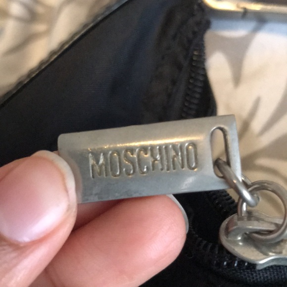 MOSCHINO Vintage Nylon / leather tote - Picture 7 of 11